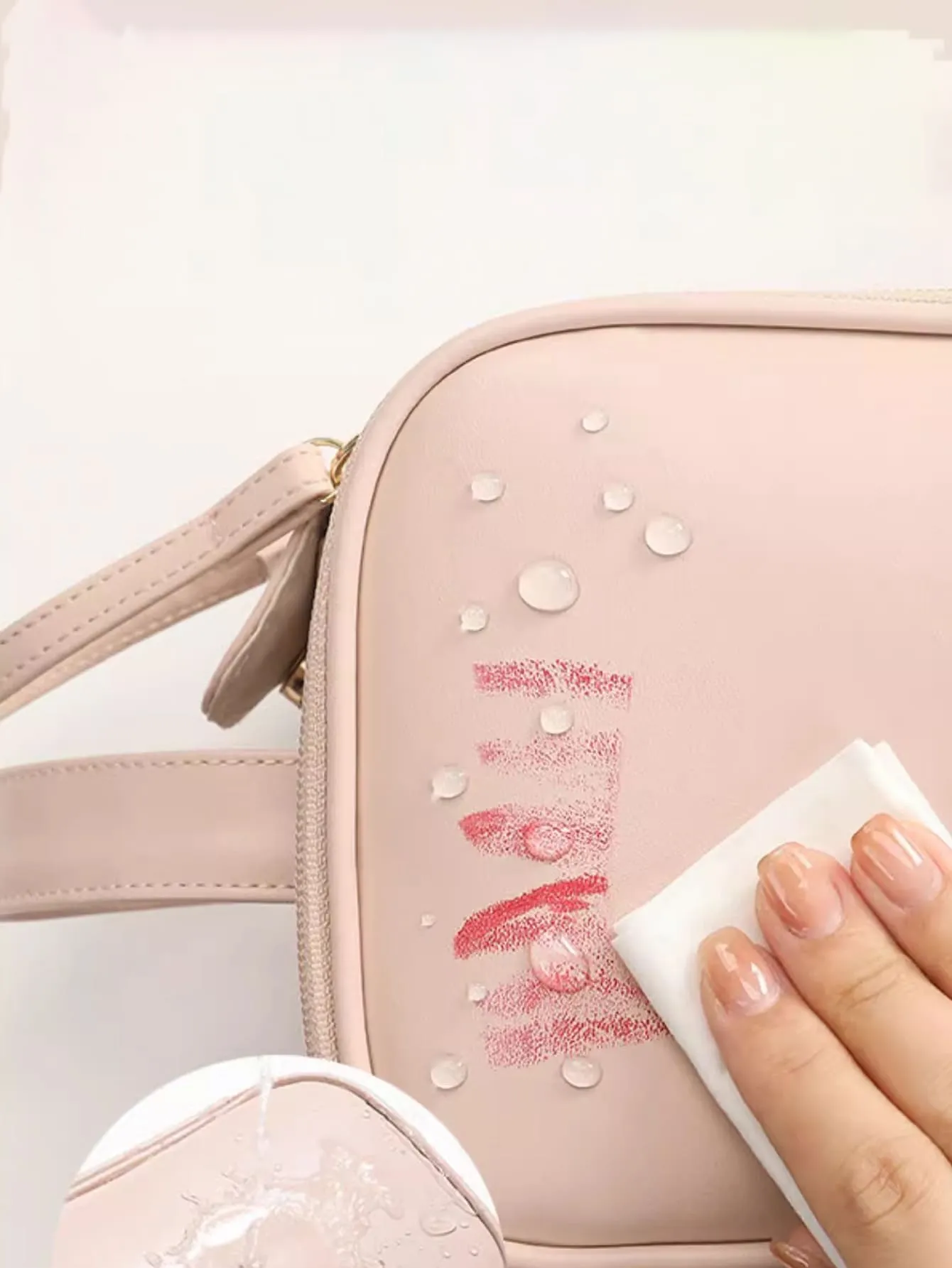 Women's Cosmetic Bag With Large Capacity Portable Handheld Travel Toiletry Organizer makeup brushes storage
