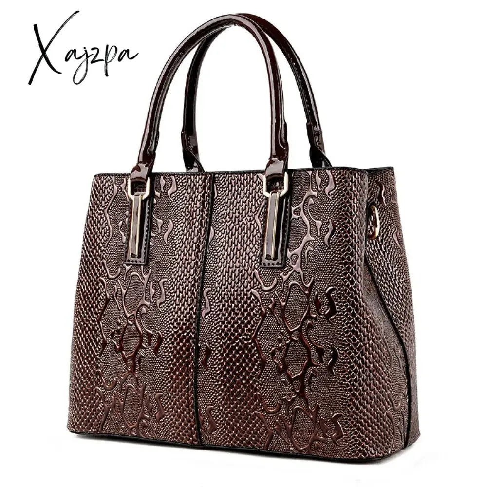 Xajzpa - Luxury Designer Handbag High Quality Leather Handbags Large Capacity Crossbody Bags for Women New Shoulder Bags Tote Bag