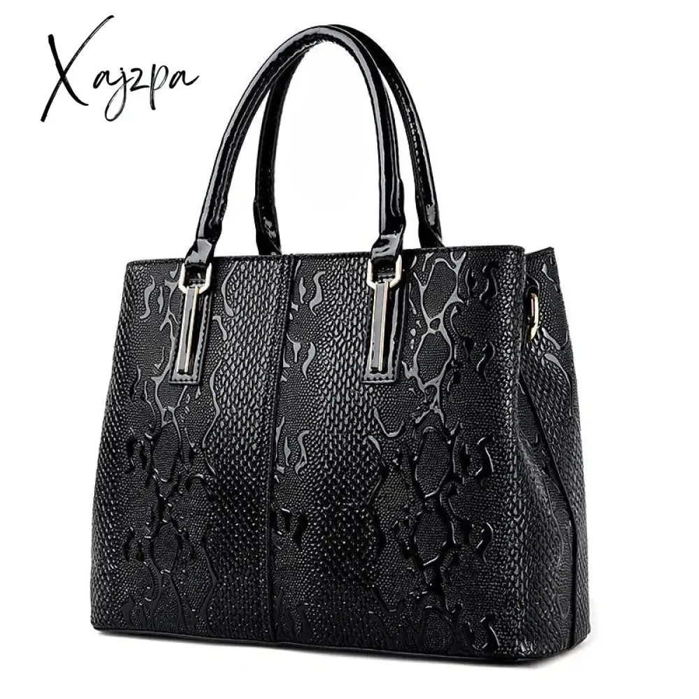 Xajzpa - Luxury Designer Handbag High Quality Leather Handbags Large Capacity Crossbody Bags for Women New Shoulder Bags Tote Bag