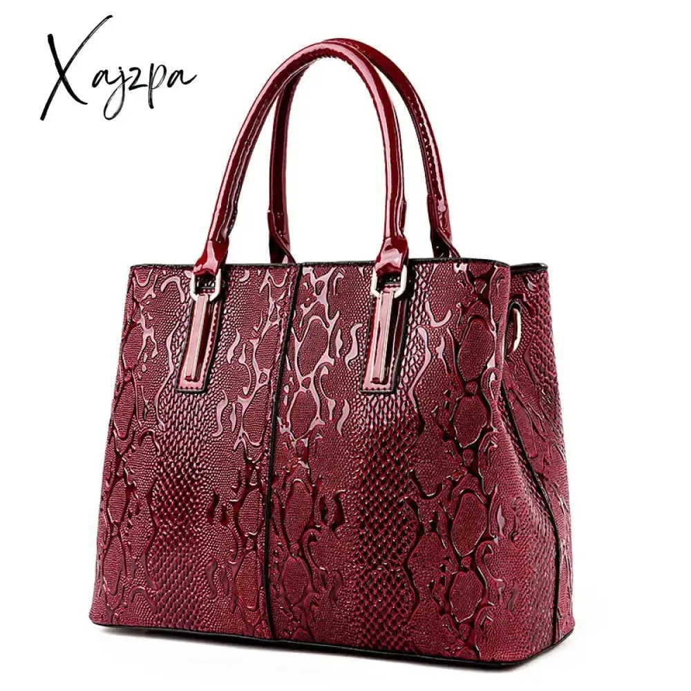 Xajzpa - Luxury Designer Handbag High Quality Leather Handbags Large Capacity Crossbody Bags for Women New Shoulder Bags Tote Bag