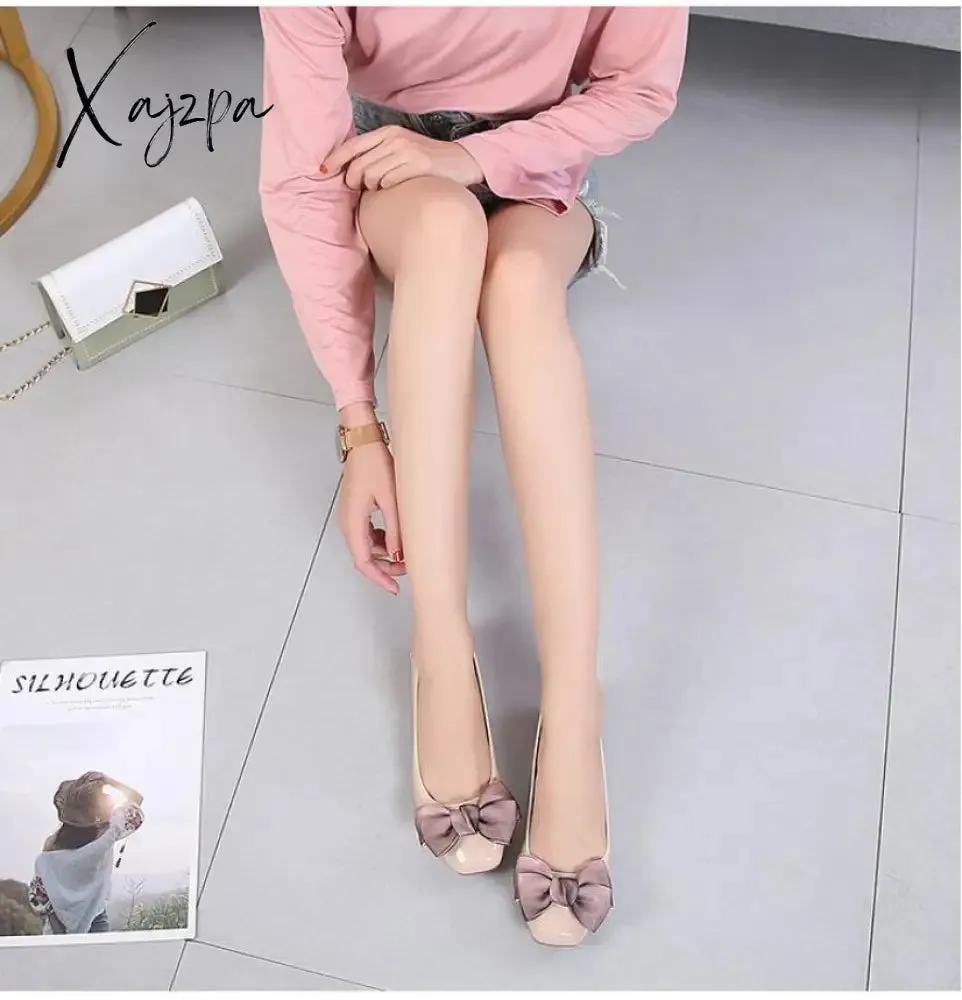 Xajzpa - New Women's Shoes Ballet Flats Boat Shoes Woman Slip-on Party Wedding Elegant Shine Best Sellers Classics Fashion Quality