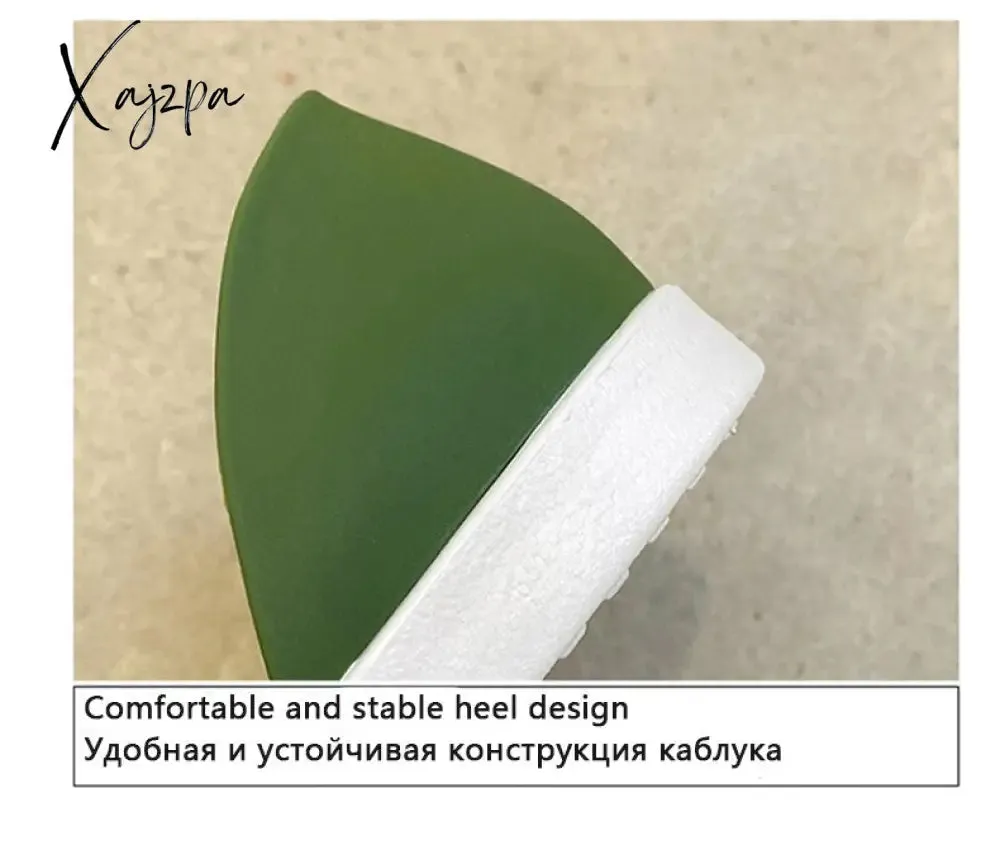 Xajzpa - Women Summer Sandals Flats Shoes New Jelly Beach Sandals Comfortable Casual Shoes Slip-On  Ladies Slippers 5 Colors